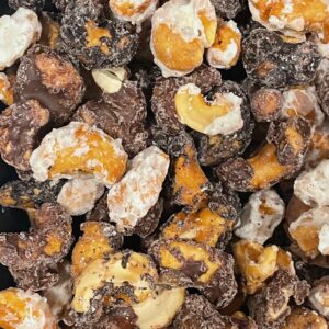 Chocolate Covered Salted Caramel Cashews