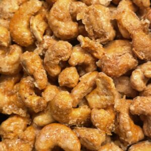 Spicy Candied Cashews